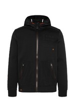 CAMP DAVID Kapuzensweatjacke mit Rubber Prints black, UVP 129,95 EUR