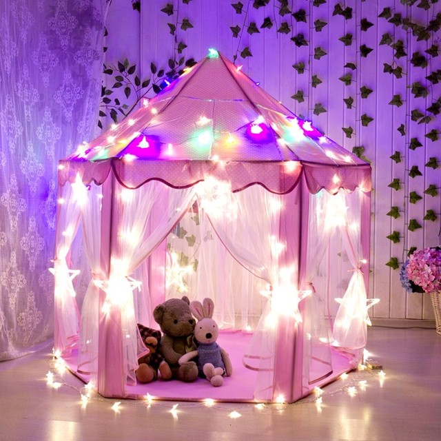 lighted princess tent