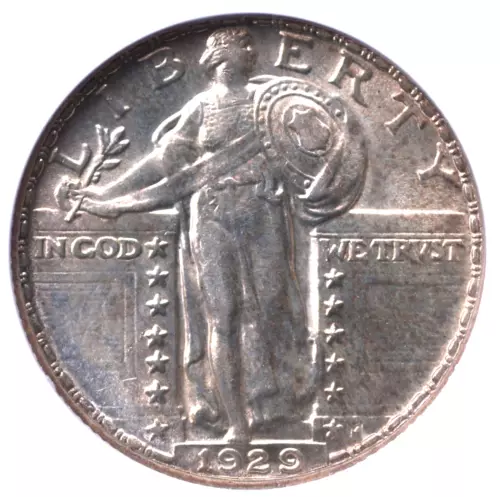 1929 STANDING LIBERTY QUARTER NGC MS 62 FULL HEAD FULL STRIKE EXCELLENT LUSTER