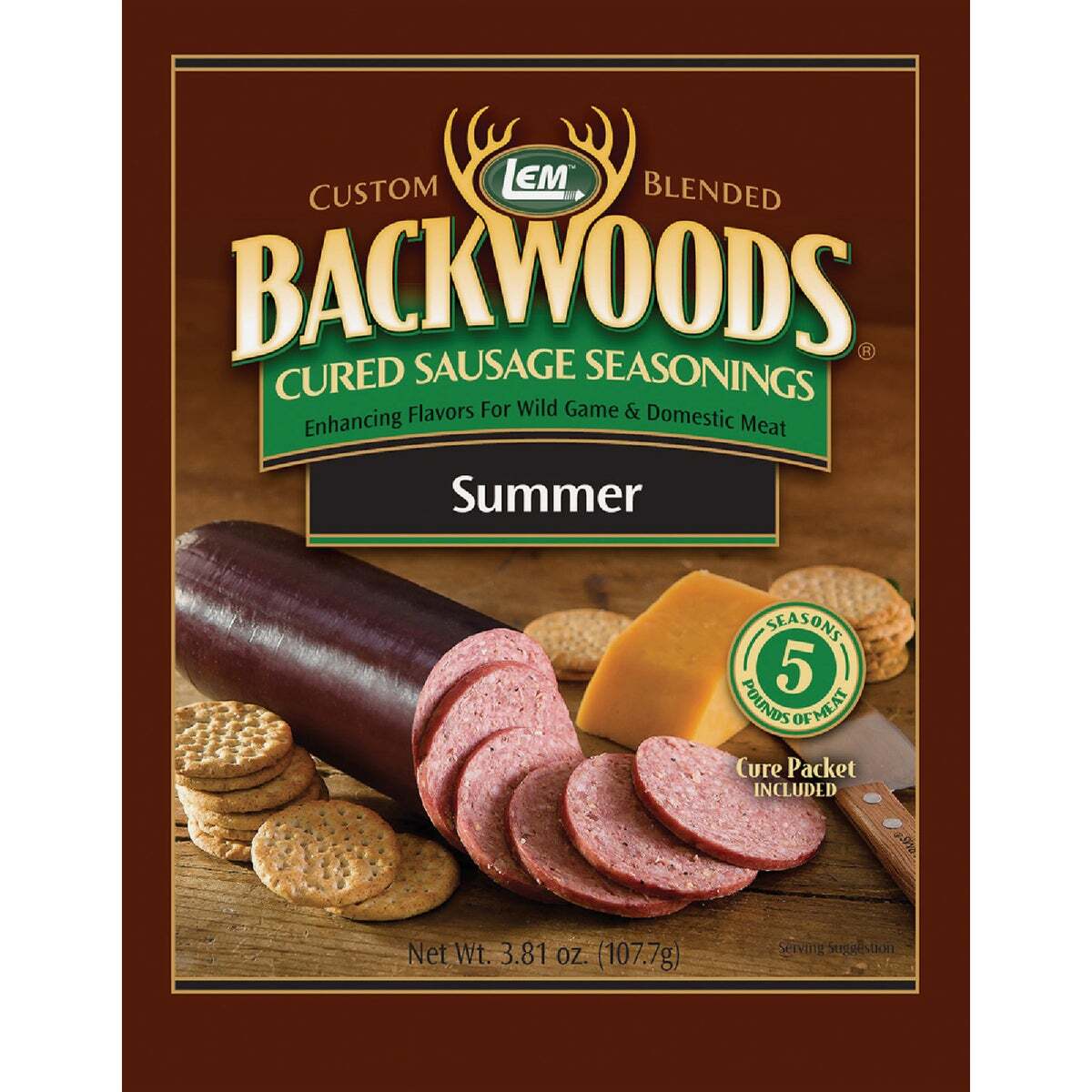 LEM Backwoods 3.81 Oz. Summer Sausage Seasoning 9508 LEM Backwoods 9508
