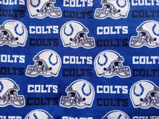 Indianapolis Colts NFL Cotton Fabric Yardage & Remnants