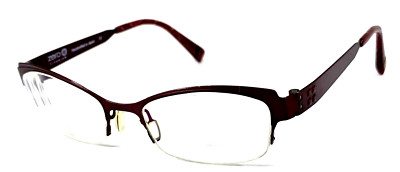 ZERO G TITANIUM  RIDGEWOOD  Japan Burgundy Women s Eyeglasses Frame 48-17-130