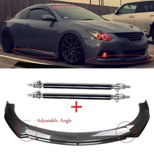 Carbon Fiber Style Front Bumper Lip Chin Spoiler For Nissan Altima Body Kits