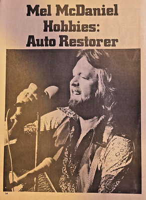 1986 Country Singer Mel McDaniel