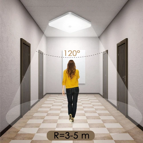 LED Deckenleuchte mit Bewegungsmelder Deckenlampe Sensor Lampe Treppenleuchte DE - Bild 12 von 20