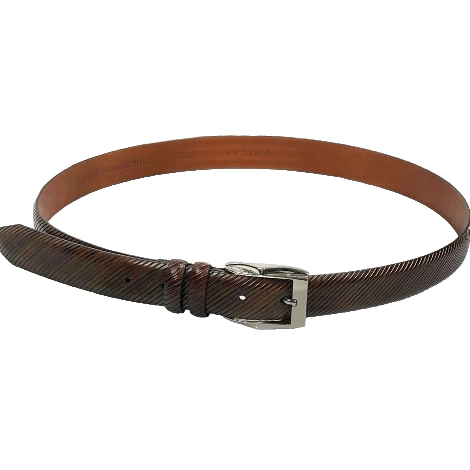 Cinturones Johnston & Murphy Marrón para Hombres
