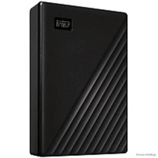 WD My Passport 4 TB Portable Hard Drive - External - Black - WDBPKJ0040BBK-WESN
