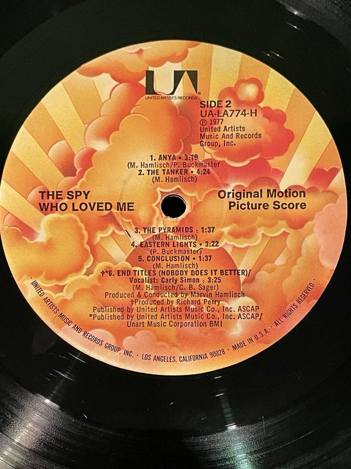 Vinyl LP 1977 James Bond SOUNDTRACK 70 OVP Box 007 Marvin H - Bild 4 von 4