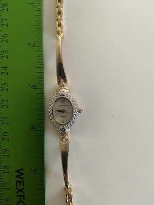 Jaclyn Smith ladies' quartz watch with a mother-of-pearl dial Working Great Nice