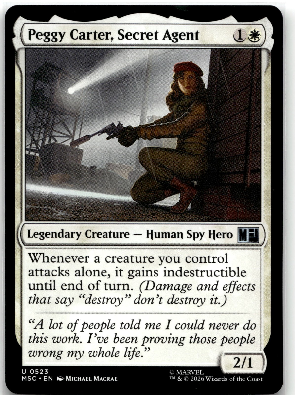 Peggy Carter, Secret Agent [MSC - 523]
