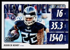 2020 Score Derrick Henry Next Level Stats Red #NLS-DH Tennessee Titans FOOTBALL