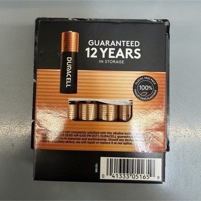 Duracell AA Alkaline Batteries 24-Pack Power Boost Long Lasting UPC 04133305165