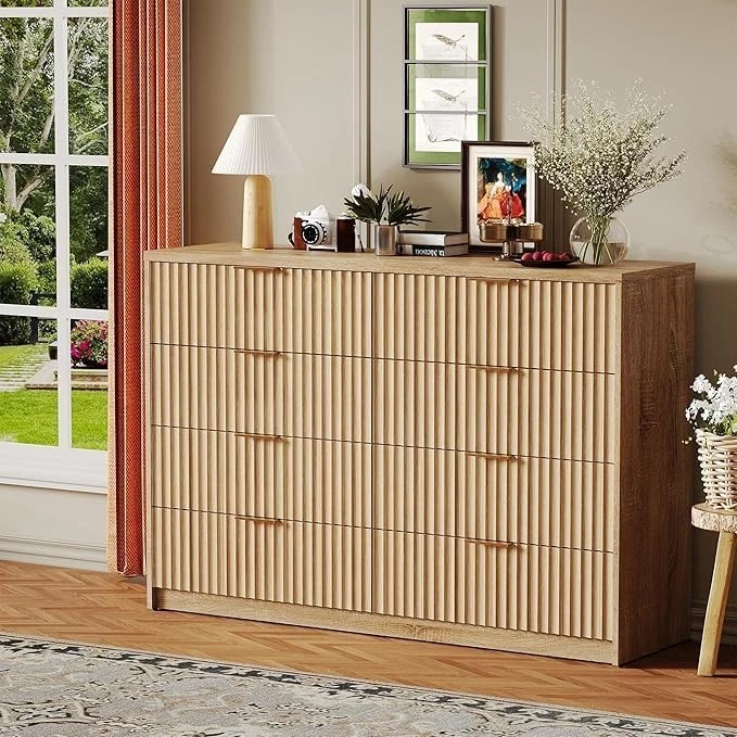 beige fabric dresser Pipishell 3 Drawer Fabric Dresser Storage Tower, Dresser Chest with Wood  Top, Organizer Unit for Closets Bedroom Nursery Room Hallway, Black (Beige)