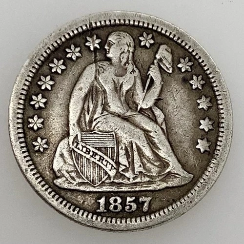 1857 O Seated Liberty Half Dime *YOU GRADE