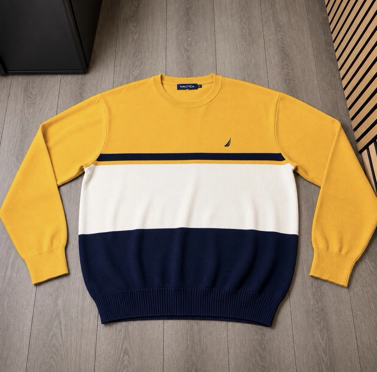 Nautica Size XL Cotton Regular Size Sweaters for Men 90s Theme for 