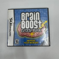 Brain Boost Gamma Wave Nintendo DS 2006 Majesco Factory Sealed New Brain Trainin