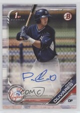2019 Bowman Prospect Auto Pablo Olivares #PA-PO Auto sh7