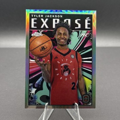 2023-24 Topps Chrome OTE Tyler Jackson Expose Refractor SSP /15 Rookie