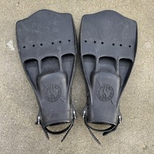 SCUBAPRO Jet Fin Vented Design Made in the USA Black Rubber Diving Fins Large