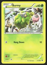 Burmy 2/124 Common Fates Collide Pokemon LP
