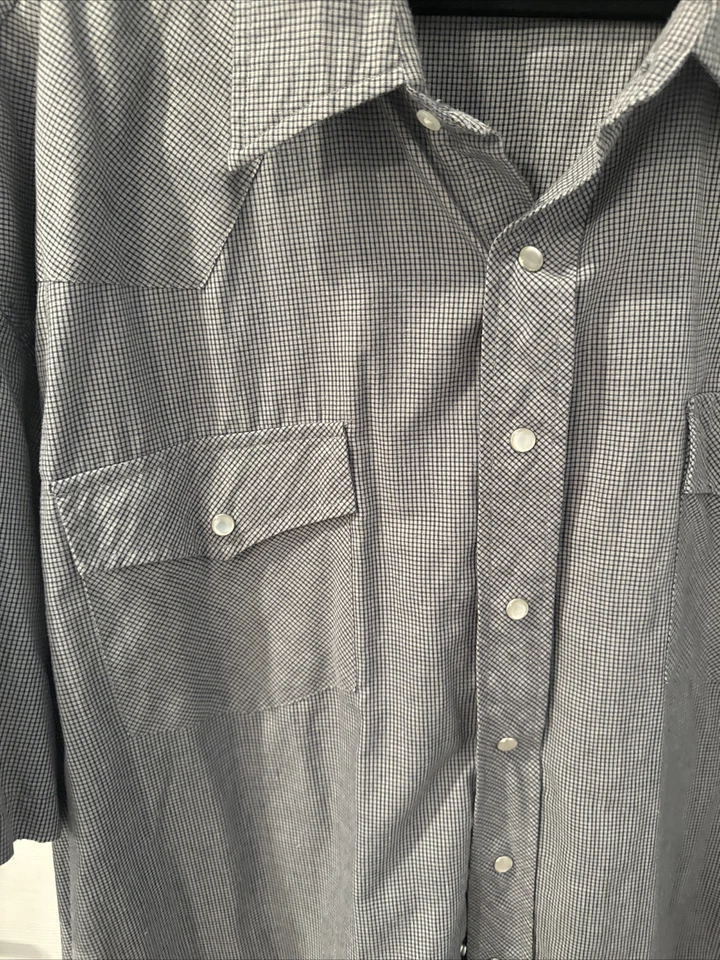 Cobra Creek Western Style Pearl Snap Check/plaid Casual Shirt Mens XXL - Image 4 of 4