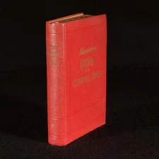 1930 Rome and Central Italy by Karl Baedeker Folding Maps