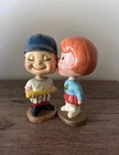 New ListingVintage Early 1960’s Baseball Player & Cheerleader Kissing Bobbleheads.
