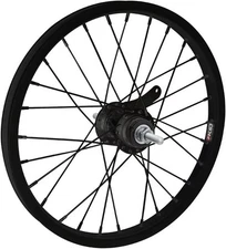 Wheel Master 16in Juvenile Rear Wheel B/O 3/8inx110mm 28H Coaster Brake Black