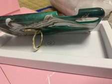 Ideal of Sweden Handytasche Damen grün-goldfarben-weiß Wie Neu