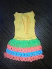 Vintage Barbie Doll 1970 "Loop Scoop" Dress Only! Htf!