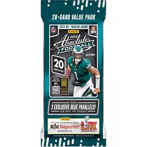 2024 Panini Absolute Football NFL 20 Card Jumbo Value  Card Pack