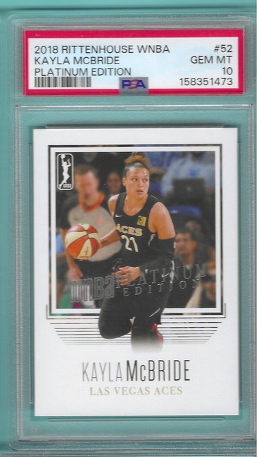 2018 WNBA Platinum Kayla McBride PSA 10 #13/25 Minnesota Lynx