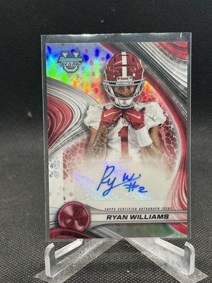 2024 Bowman's Best University - Best of 2024 Autographs Ryan Williams #BOA-RW...