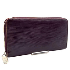Louis Vuitton Epi Zippy Long Wallet Cassis Purple from Japan