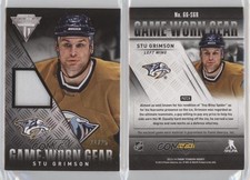 2013-14 Panini Titanium Game-Worn Gear Patch /25 Stu Grimson #GG-SGR Patch