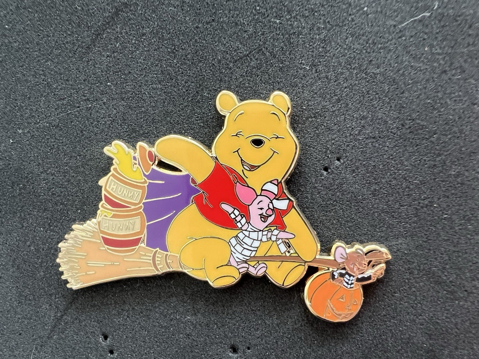 FLAWED - Disney FANTASY Pin - Winnie The Pooh - Pooh Piglet Roo Halloween Witch