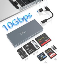 CFast Card Reader Memory Stick Pro Duo Adapter, USB C CFast 2.0 Card Reader f...