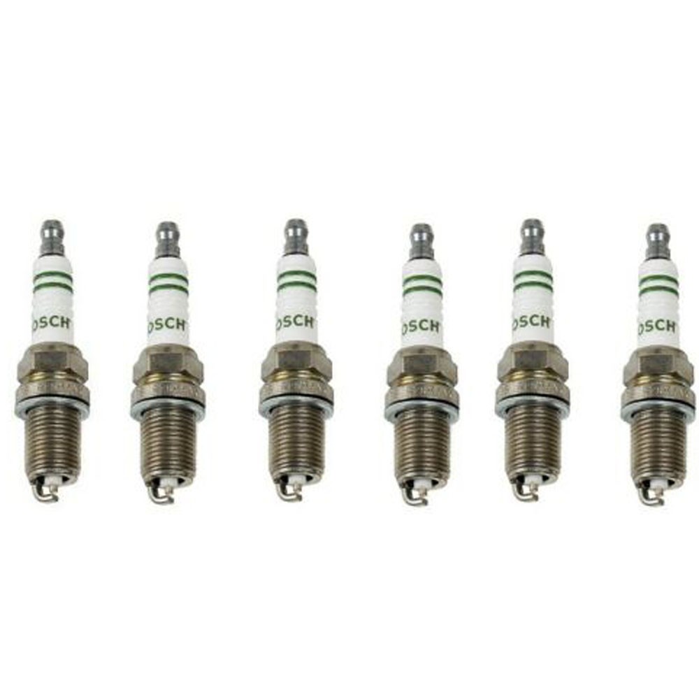 BOSCH Silver Spark Plugs 6PCS FR8DS For VW Passat Jetta Mercedes-Benz C280 2.8L