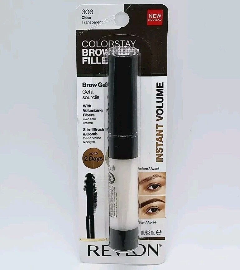 Lot Of 5 Revlon Colorstay Brow Fiber Filler Sealed 0.23 fl oz 306 - Clear - Image 2 of 2