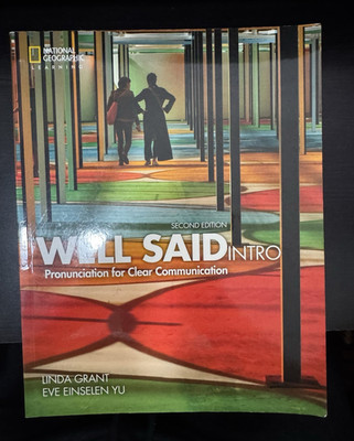 National Geographic Learning Well Said Intro 2nd Ed Pronunciation & Speech Book