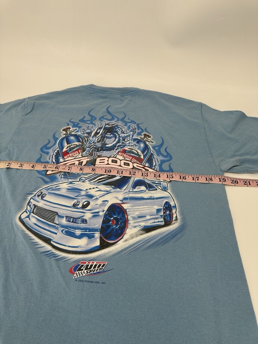 Vintage Y2K ODM Zum Speed Shirt Med Street Duel Racing Cars Vintage Y2K ODM Zum Speed Shirt Med Street Duel Racing Cars