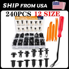 For Nissan370Z 240Pcs Bumper Clips Retainer Auto Car Rivets Fastener Fender Push