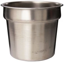 Vollrath 7-1/4 qt Stainless Steel Vegetable Inset,Silver,78184