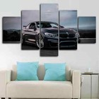 BMW M4 Performance Super Sports Car 5 Piece Panel Canvas Wall Art Photo Decor