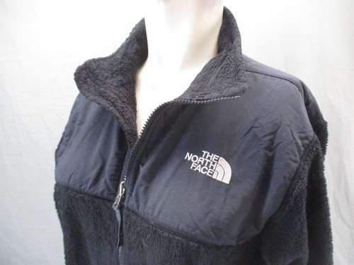 The North Face Size L Kids BLK Full Zip Stand Collar Pocket Hi-Pile Jacket 028 - Picture 4 of 11