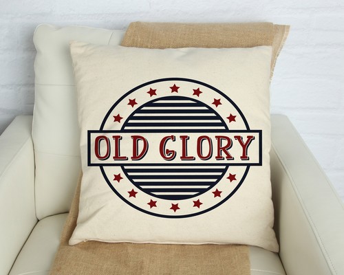 Fourth of July/Independance Day Decor Throw Pillow Cover 18x18 inch- Old Glory - 第 1/1 張圖片