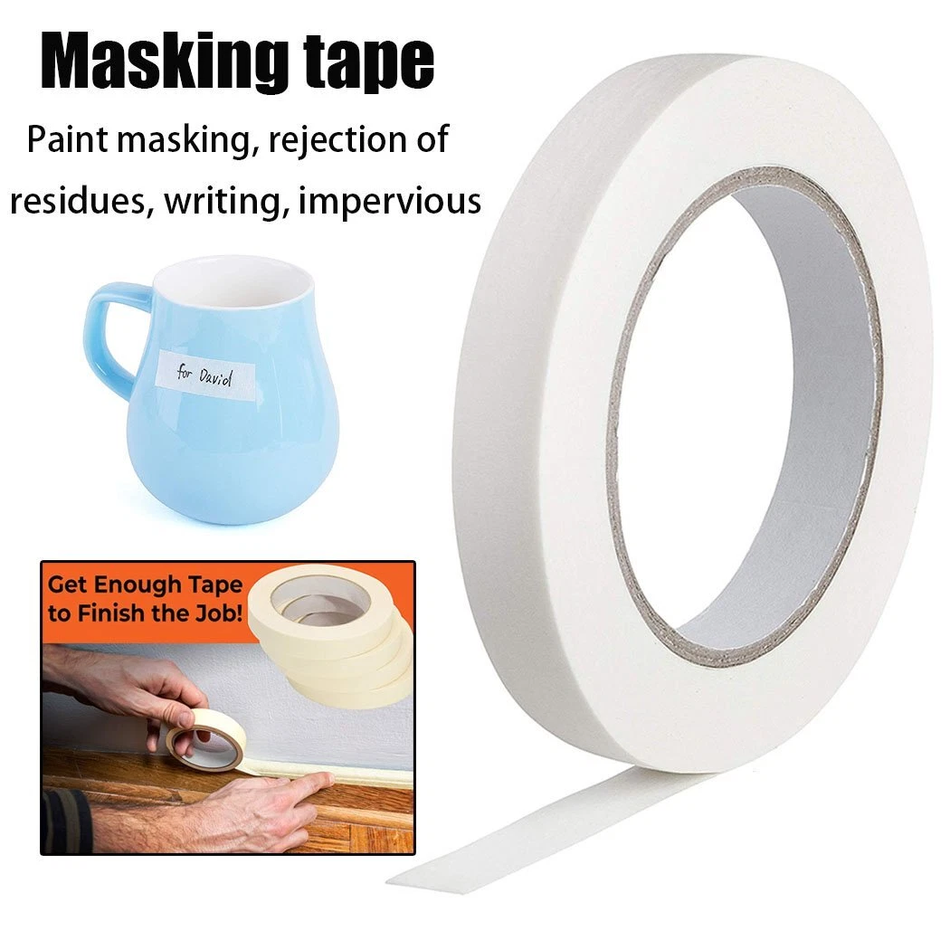 6/12/36/72 Rolls Masking Tape Painting Crepe Paper Housing Tools DIY painter