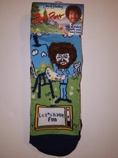 New 2 Pairs Bob Ross Socks