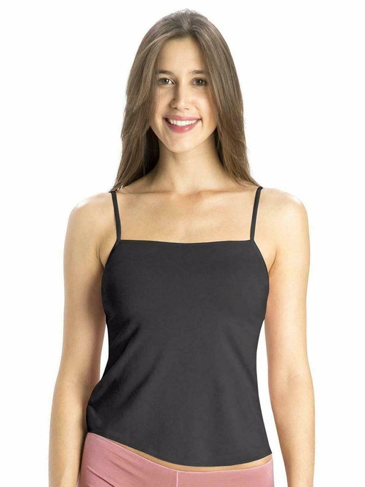 Pack de 3 Camisola Jockey Spaghetti con Correas Ajustables para Mujer y Niñas Foto 2 de 4