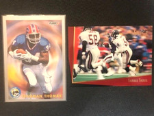 NFL - Thurman Thomas 1993 Fleer League Leader & 1993 Select Football - Bills